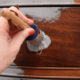 correct way of applying paint over stained wood.