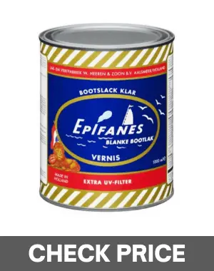 Epifanes Clear Varnish finishes for outdoor wood