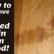How to remove Oil-Based Stains from Wood