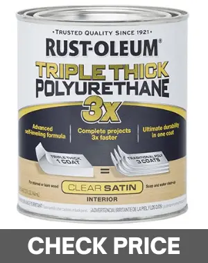 Rust Oleum triple thick polyurethane