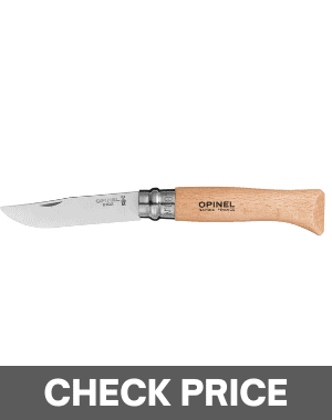 Opinel No.08 Carbon Steel Folding Pocket Knife: Pocket Knife for Whittling