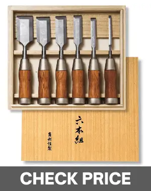 KAKURI Japanese Chisel Set 6-piece
