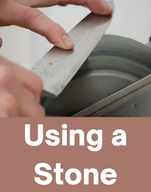 Sharpen Your Wood Carving Tools: stone sharpening carving knife
