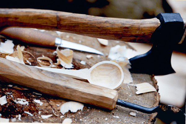 ax for spoon carving