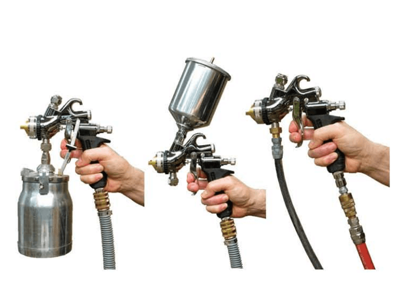 spray gun configuration