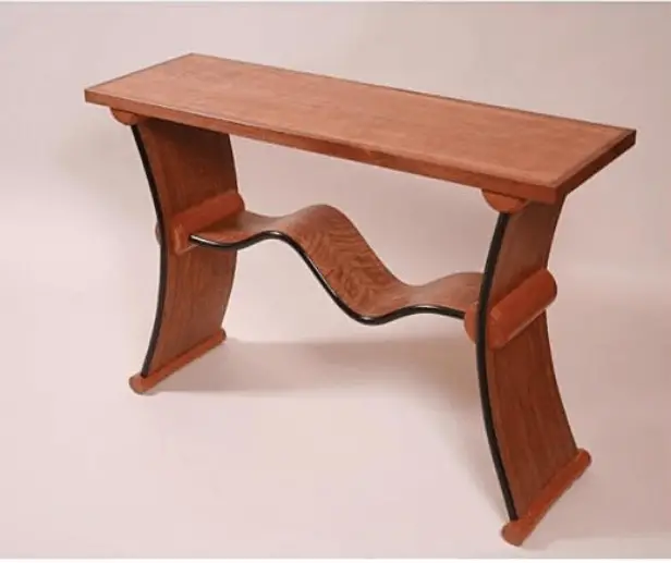 furniture with bent wood