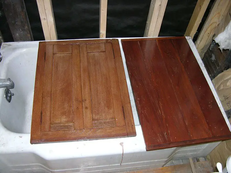How to stain over Polyurethane