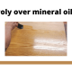 Can I put polyurethane over mineral oil