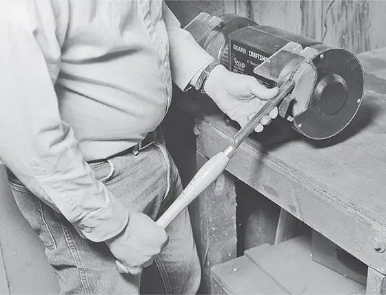 sharpening turning tools