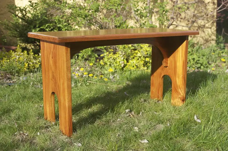 best wood for outdoor bench