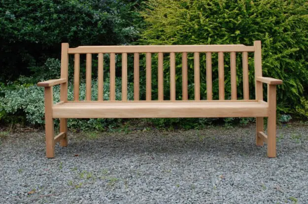 teak bench