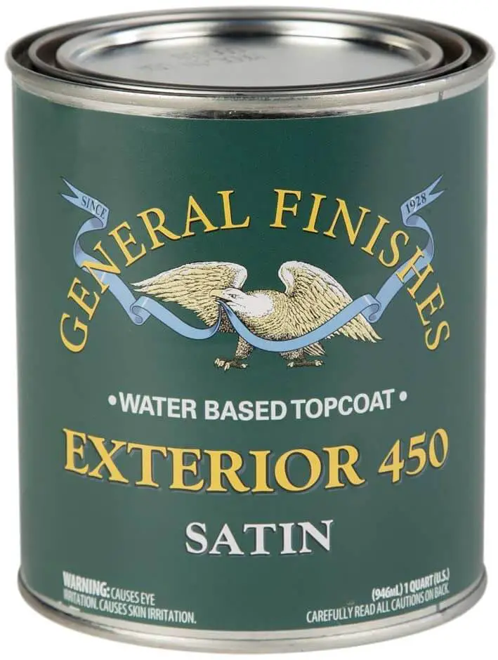 General Finishes Exterior 450 Water Based Topcoat, 
