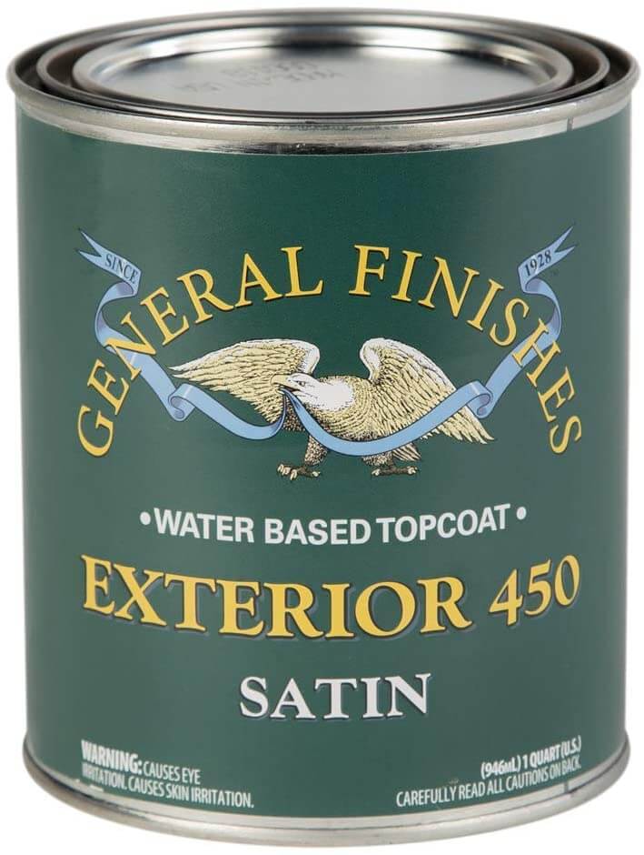 General Finishes Exterior 450 Water Based Topcoat, 