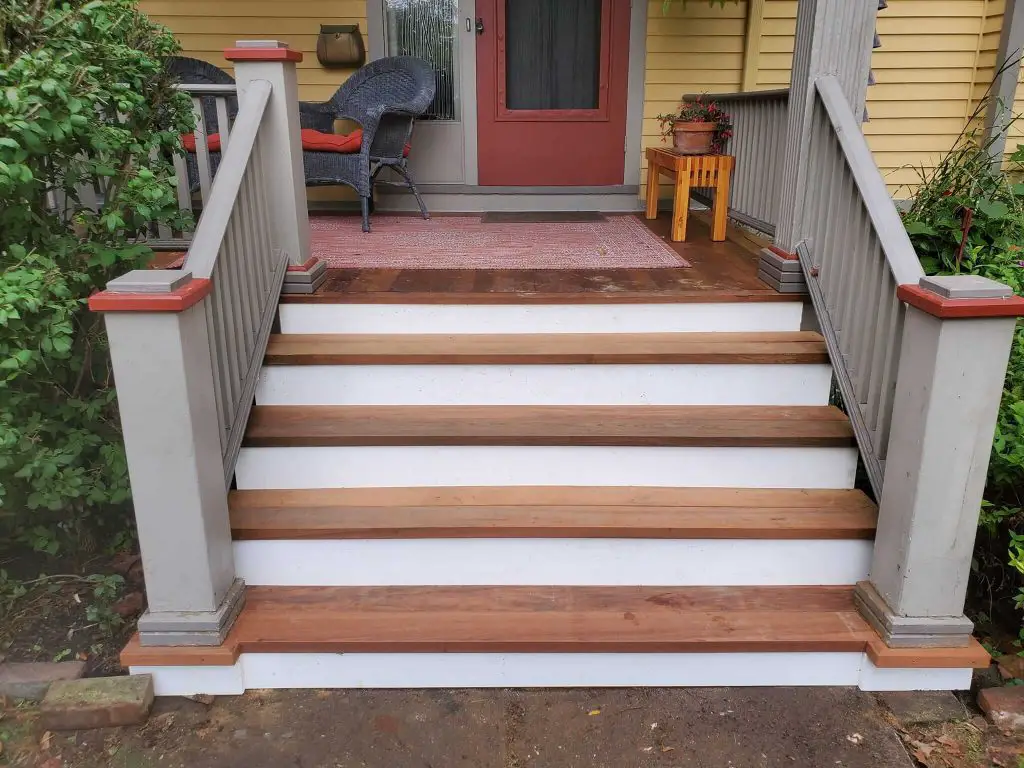 Ipe Brazilian hardwood stair treads