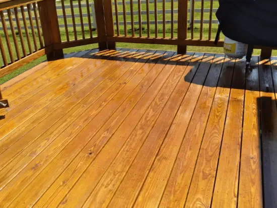 Best Stain For A New Deck 1 550x413 