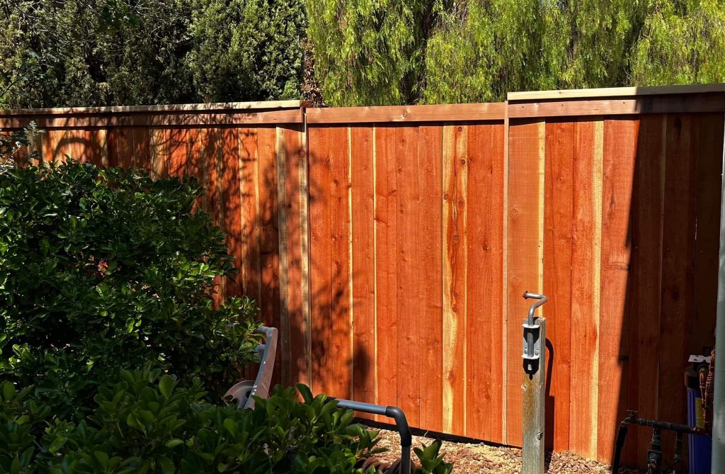 redwood fence