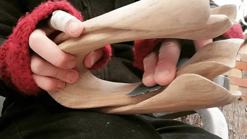 Sanding wood is the first step before applying the finish