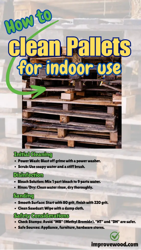 How To Clean Pallet Wood For Indoor Use