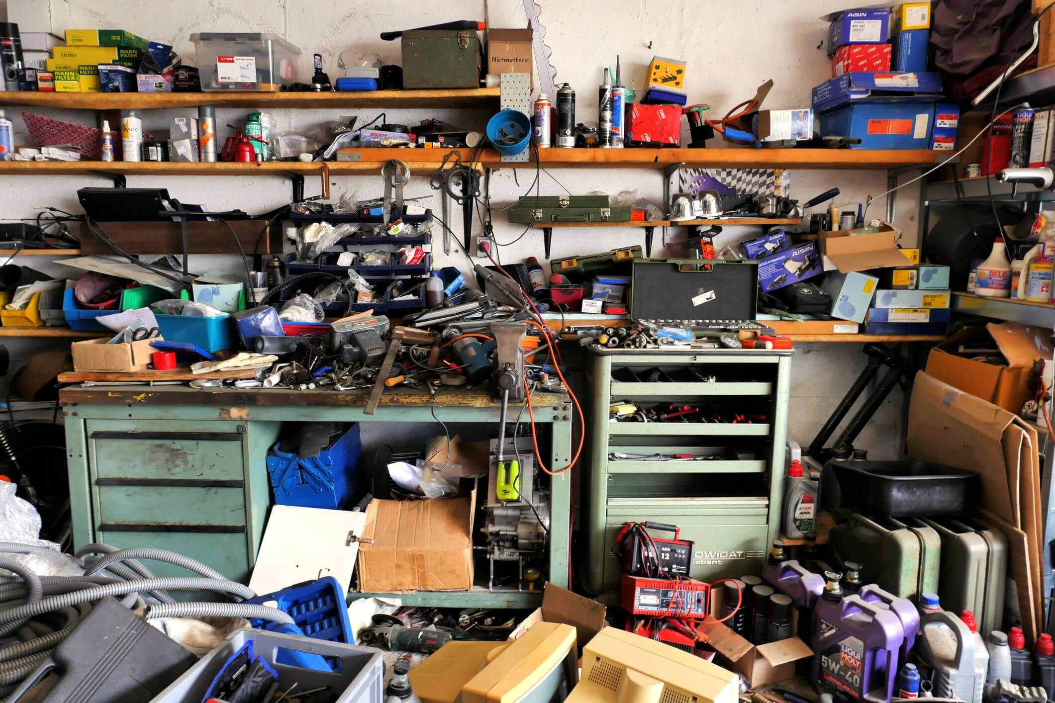 Is storage the key to an organized garage?