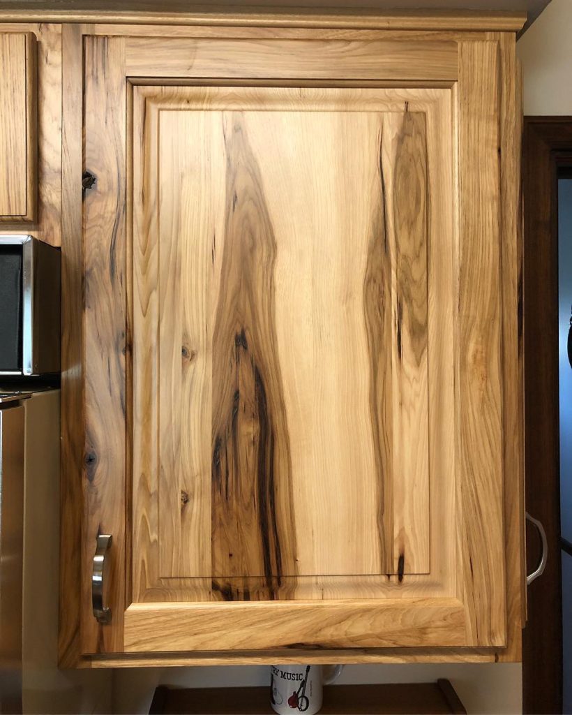 Hickory Kitchen Cabinet door