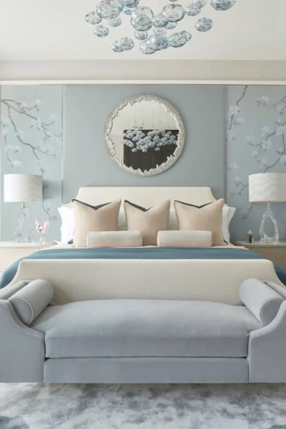 blue and cream bedroom ideas