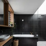 15 stunning black bathrooms