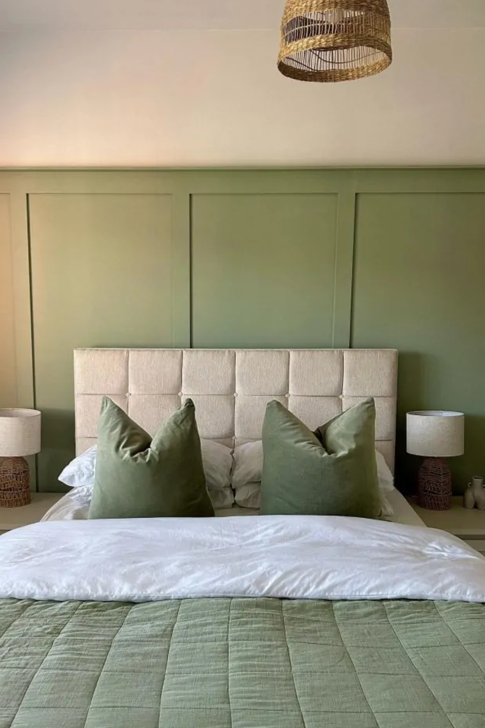 sage green farmhouse bedroom ideas