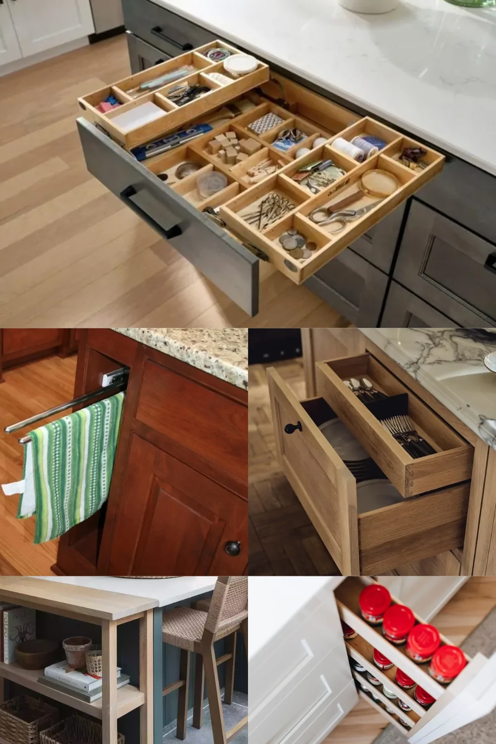 kitchen island storage ideas