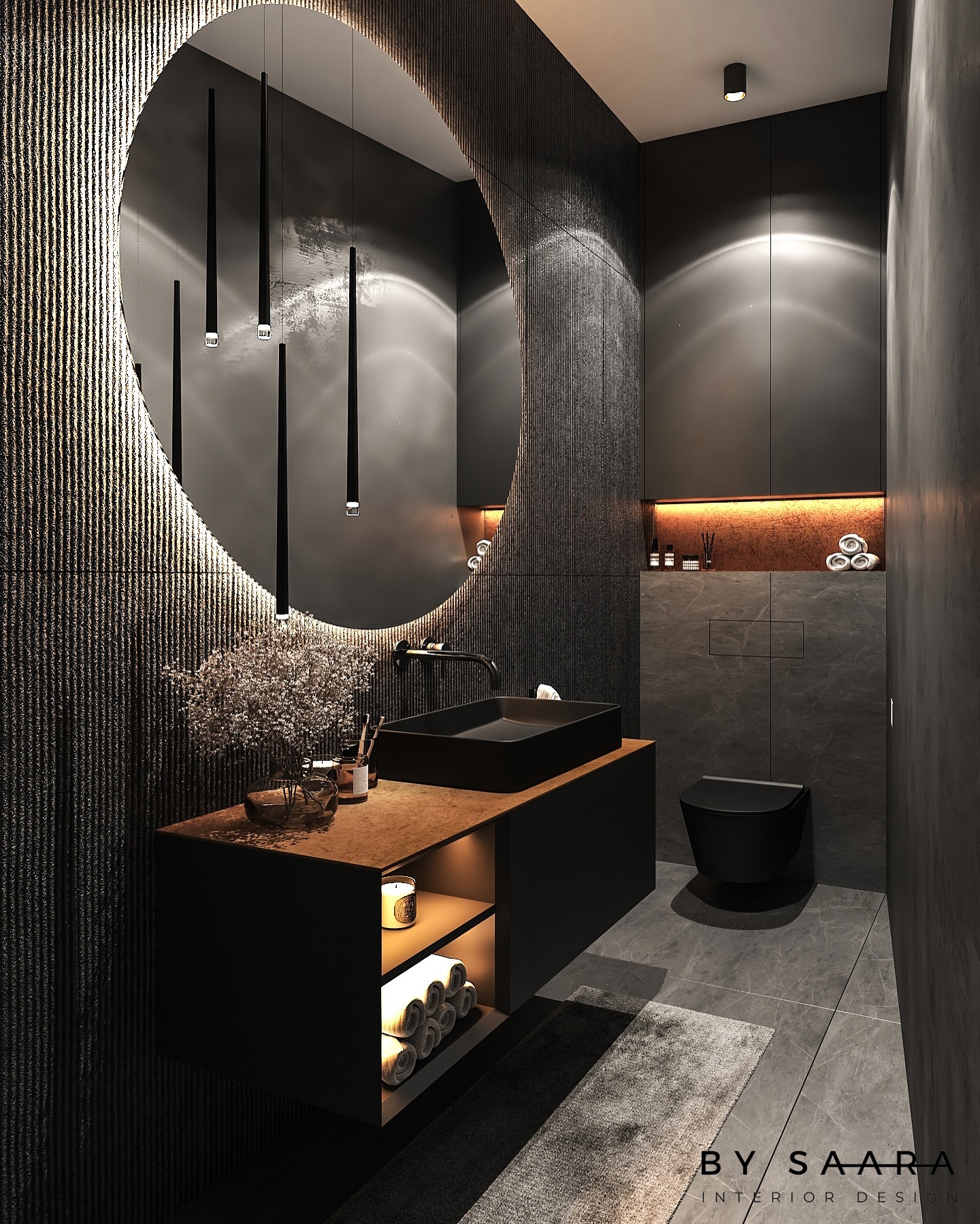 15 Black Bathroom Designs out of this world 2025