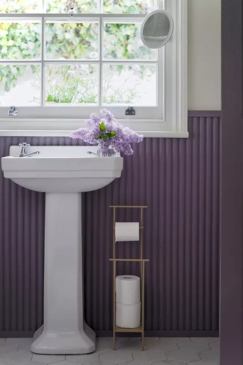 purple bathroom decor ideas