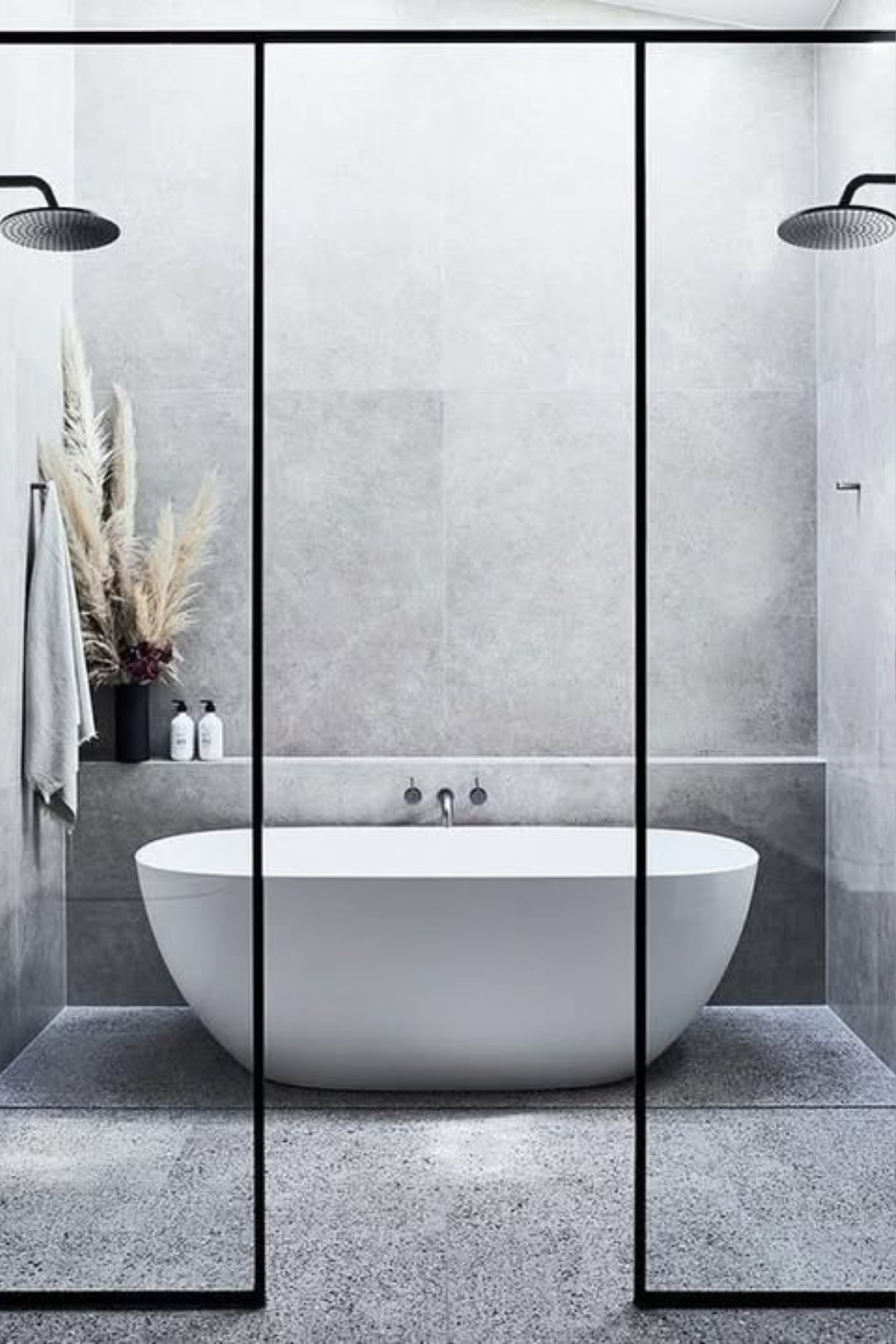 black and grey bathroom ideas