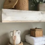 decor ideas for bathroom shelves