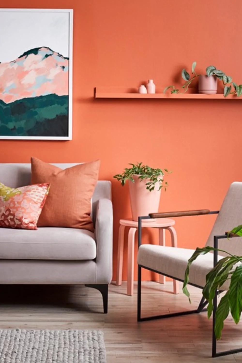 burnt orange living room ideas