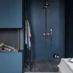 navy blue bathroom decorating ideas