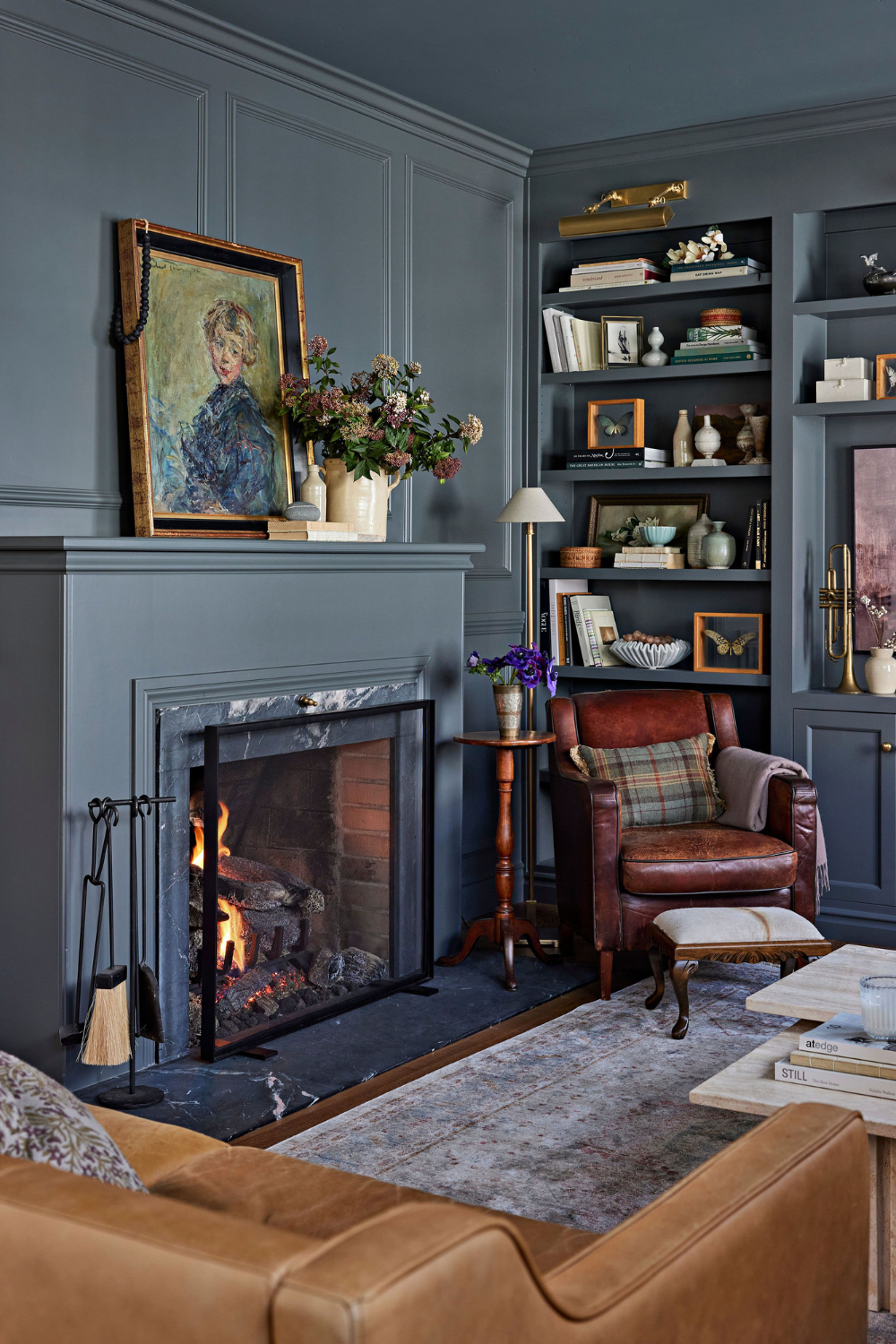 Fireplace mantel styling ideas