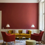 burgundy living room ideas