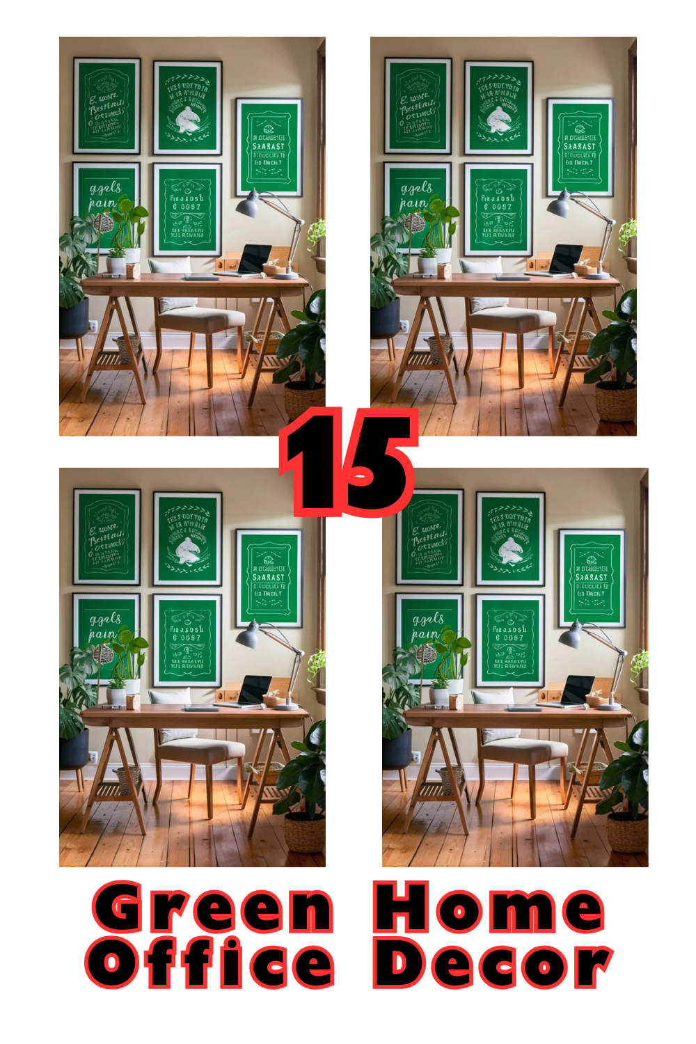 15 Green Home Office Decor