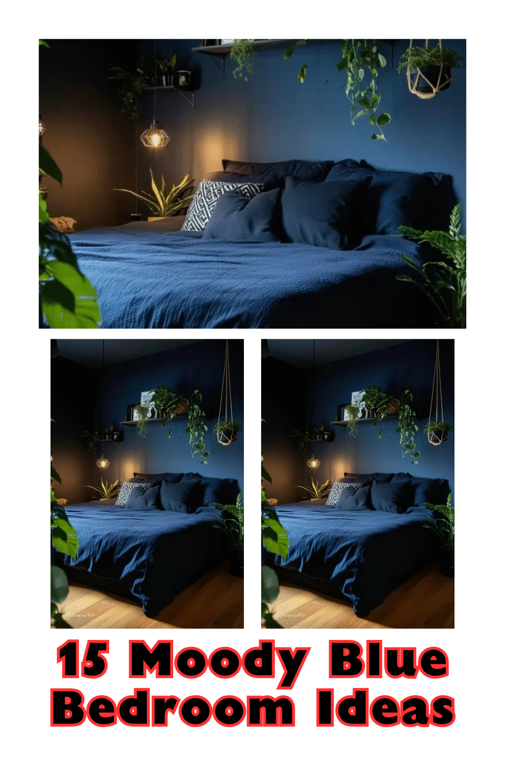 15 Moody Blue Bedroom Ideas