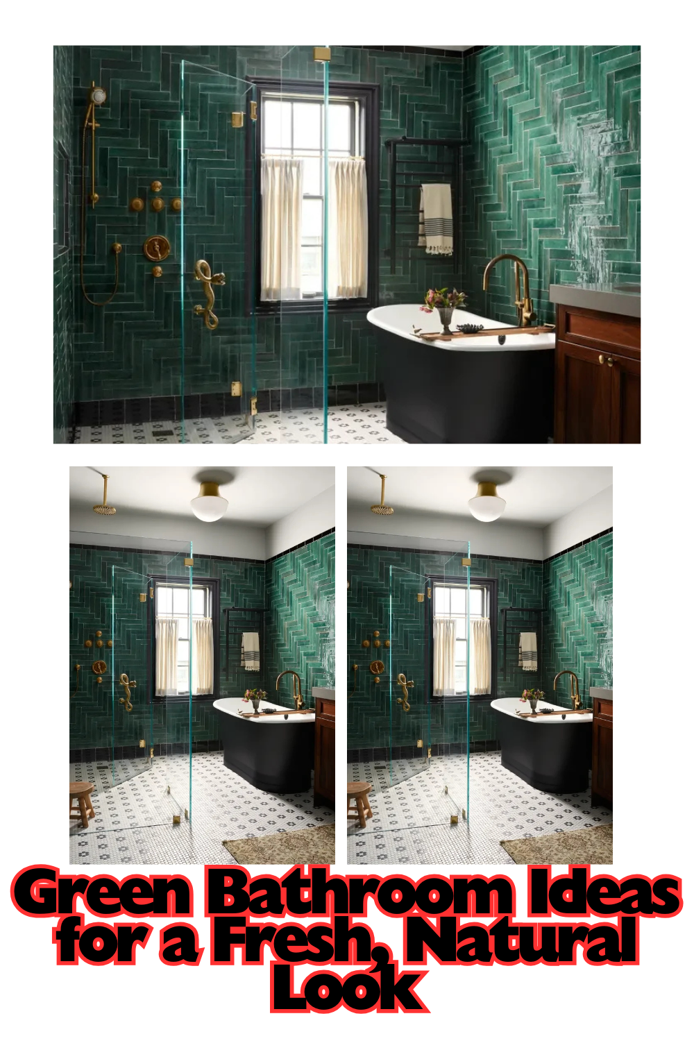 Green Bathroom Ideas for a Fresh, Natural Look