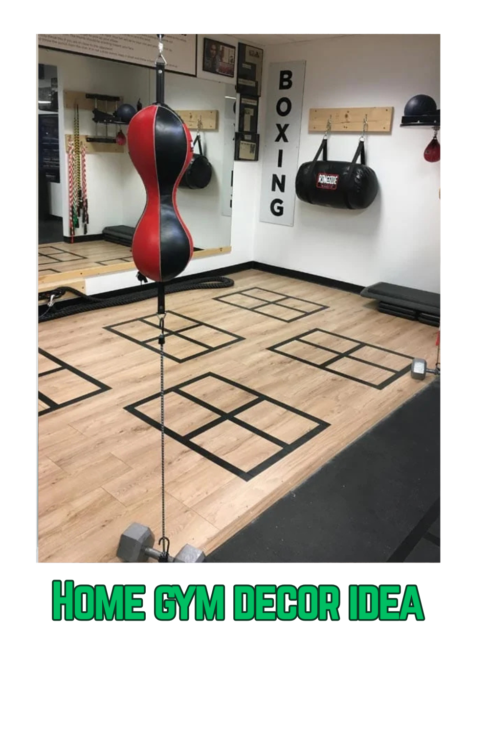 Home gym decor idea