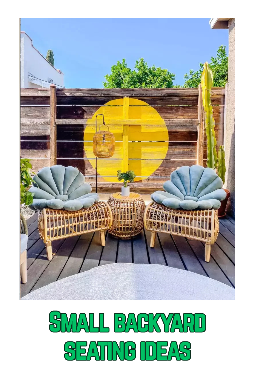 Small backyard seating ideas